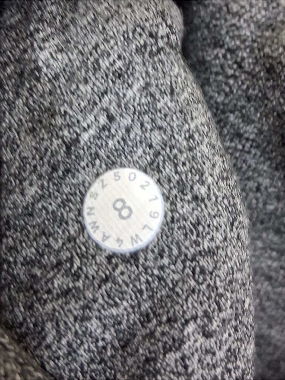 Lululemon Scuba Hoodie *Light Cotton Fleece Heathered Speckled Black